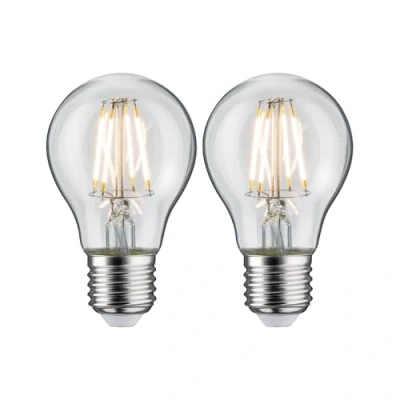 Image of Paulmann 28856 LED Lamp Bulb Filament E27 230 V 2 x 470 lm 5 W 2700 K Clear Bulbs