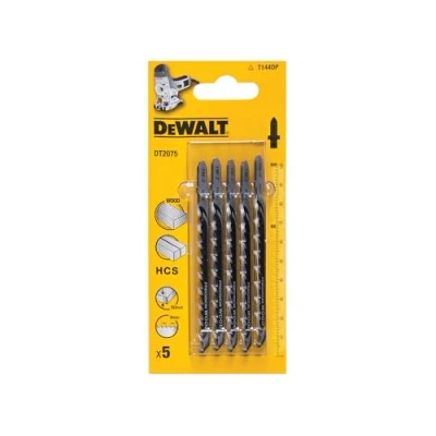 Image of DeWalt DT2075QZ Jigsaw Blades for Wood T Shank HCS T144DP (Pack of 5)