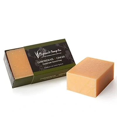 Image of The Highland Soap Company Lemongrass &amp; Ginger Handmade 190g