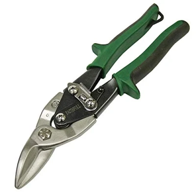 Image of Faithfull C/Pound Aviation Snips Green Right Cut