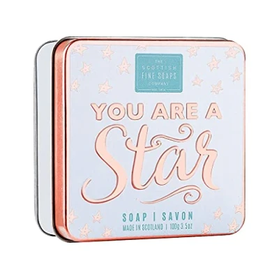 Image of Scottish Fine Soaps YOU ARE a STAR Sweet Sayings Soap in tin 100g