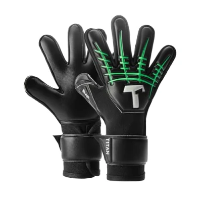 Image of T1TAN Fluo Beast Junior 3.0 Kids Football Gloves with Flat Cut No Finger Protection For Future Professionals Size 5