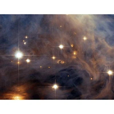 Image of Wee Blue Coo Space Telescope Stars Orion Nebula Hubble Galaxy Large Art Print Poster Wall Decor 18x24 inch