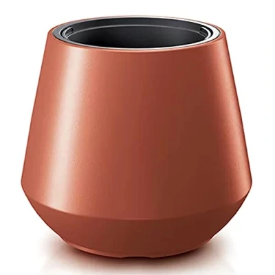 Image of Prosperplast HEOS Flower Pot 32 L with Container, Dimensions (mm) 395 x 350, Colour Copper, 32L