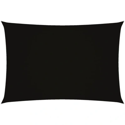 Image of vidaXL Sunshade Sail Oxford Fabric Rectangular 3x5 m Black