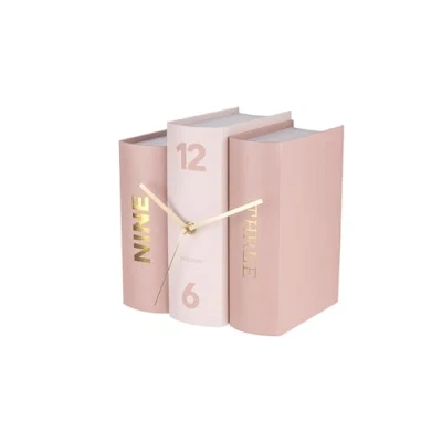 Image of Karlsson, table clock, Paper, Pink, One Size