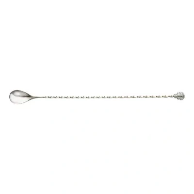 Image of Barfly Bar Spoon Cocktail Stirrer 33 cm Sugar Skull End Stainless Steel