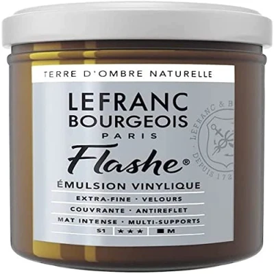 Image of Lefranc Bourgeois Acrylic Vinyl Emulsion, Raw Umber, 125ml Tube Vinylfarbe