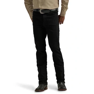 Image of Wrangler Men&#039;s Cowboy Cut Slim Fit Jean, Black, 32W x 36L