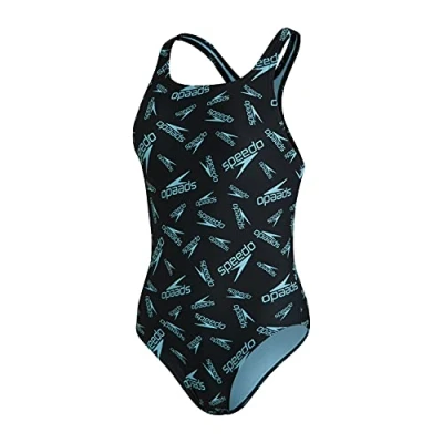 Image of Speedo Women&#039;s Boom Logo Allover Medalist Swimsuit
