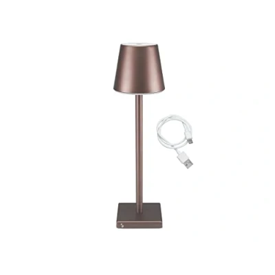 Image of BEPER P201UTP103 Cordless Lamp Touch for Table, Desk USB Rechargeable Table Indoor and Outdoor (Corten)