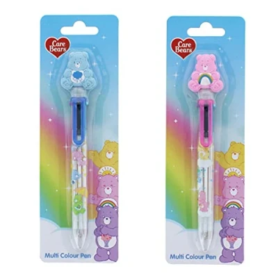 Image of Blueprint Collections Care Bears Multi colour Pen ** 1 random will be sent Multicoloured Novelty Pens Bear Gifts Stationery