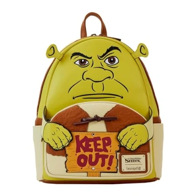 Image of Loungefly Dreamworks Shrek Keep Out Cosplay Mini Backpack Multi