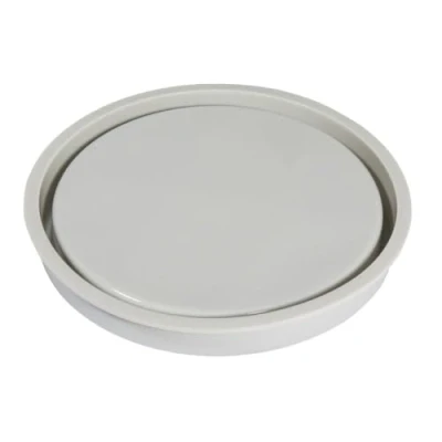 Image of Rayher Round Tray Silicone Casting Mould, Mould for Resin, Concrete, or Plaster of Paris, Diameter 17cm, grey, 36125000
