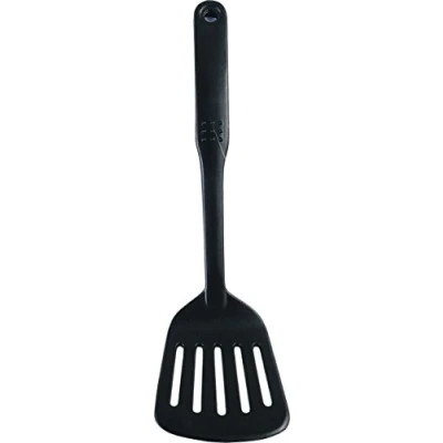 Image of Chef Aid Black Nylon Slotted Turner