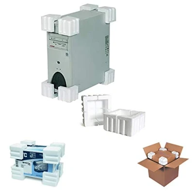 Image of Wellpack Europe 12 x POLYSTYRENE FOAM CORNER EDGE PROTECTORS (EPS EXPANDED CORNERS)