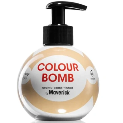 Image of Colour Bomb, Light Beige 250ml, Depositing and Creme Conditioning Hair Mask/Conditioner, Temporary Refresh Treatment,Semi Permanent Dye, No Mix, Vegan Friendly, Ammonia/Peroxide
