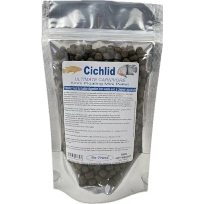 Image of Pet Friend Ultimate Carnivore Cichlid Food 6mm Pellets 100g