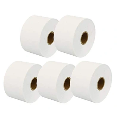 Image of Yellow Yeti 5 Rolls S0929100 51 x 89mm Name Badge Cards Compatible with DYMO LabelWriter 4XL 450 400 330 320 Duo/Turbo/Twin Turbo Seiko SLP 430 420 410 200 100 300 Labels per Roll