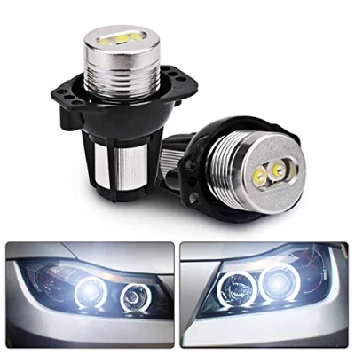 Image of Angel Eyes Halo Ring Bulbs,Maso Led Day Time Lighting for E90 E91 3 Series 6W Marker Bulb Xenon White