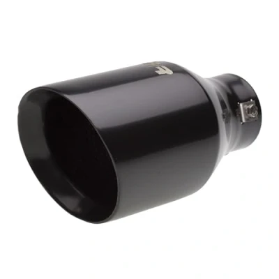 Image of Simoni Racing TRX/20N Stainless Steel Round Universal Exhaust Tip, Black