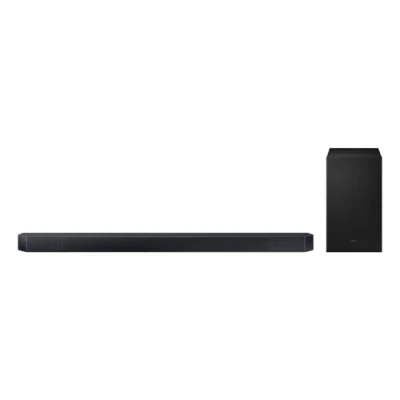 Image of Samsung Wi Fi Soundbar, Q Symphony, 3.1.2ch Cinematic Dolby Atmos with Subwoofer, Black, Q700D