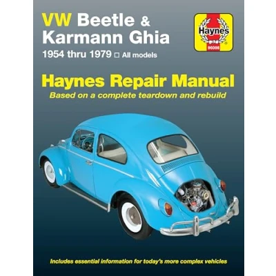 Image of VW Beetle &amp; Karmann Ghia 1954 Through 1979