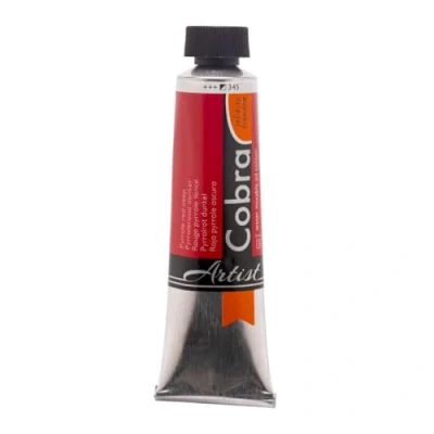 Image of Cobra Artist Oil Colour Tube 40 ml Pyrrole Red Deep 345
