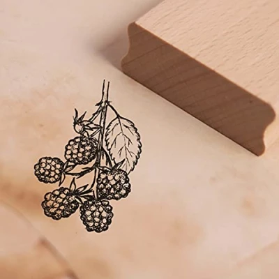 Image of Blackberry Motif Stamp Approx. 27 x 38 mm