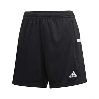 Image of adidas Women&#039;s T19 3p W Sport Shorts, Black/White, S UK