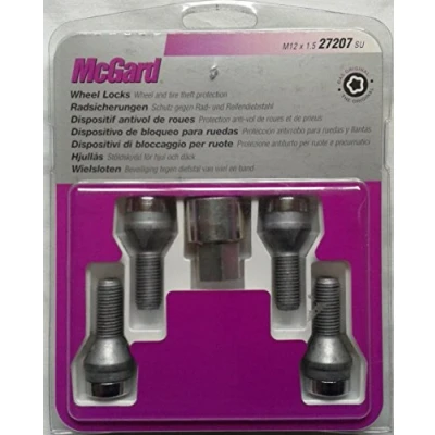 Image of 27207SU Wheel Lock Bolts SU M12 x 1,5, cone seat, shaft length 25,5 mm, Overall 49,5 Hex size 19mm, Key diameter 25,8 mm