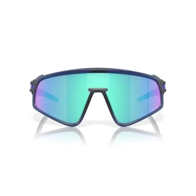 Image of Oakley Latch Sunglasses, Polished Stonewash, Round, Polarized, Unisex Adults