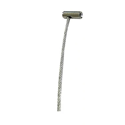 Image of STAS Clip Rail Steel Cable &amp; Zipper Smart Mini Hook or Captain 40KG (Clip Slider +2 Meter Cable)
