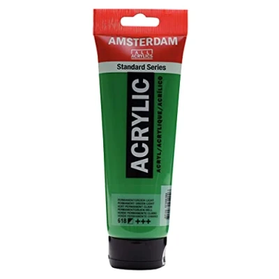 Image of Amsterdam Standard Series Acrylic Tube 250 ml Permanent Green Light 618 (17126180)
