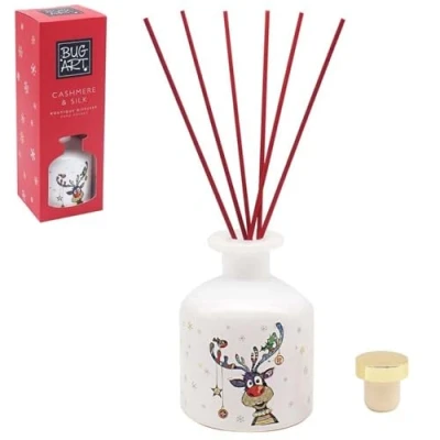 Image of Lesser &amp; Pavey Christmas Diffuser Cashmere Silk Fragrance Rudolph Perfect For Xmas Bug Art