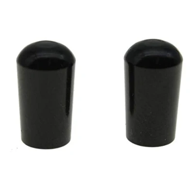 Image of KAISH M3.5&amp;M4 Black Metal LP Guitar 3 Way Toggle Switch Tip Pickup Knob for Epiphone Les Paul