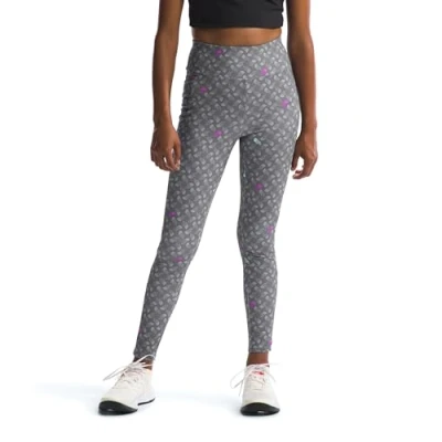 Image of THE NORTH FACE Never Stop Leggings Smoked Pearl TNF Shadow Toss Print 12 Years