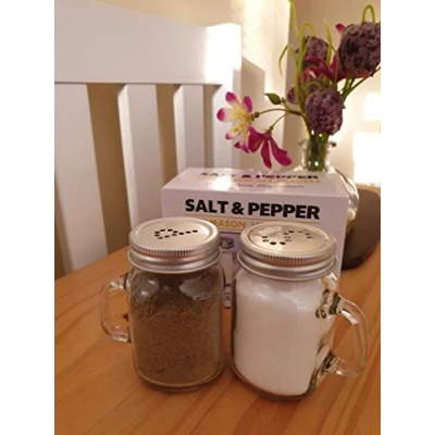 Image of Shakers TableCraft Mason Jar Salt &amp; Pepper Set of 2