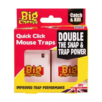 Image of The Big Cheese Quick Click Mouse Traps 2 Pack