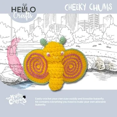 Image of KNITTY CRITTERS Cheeky Chums Butterfly