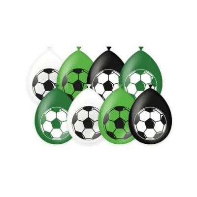 Image of PD Party: 8 pieces of football balloons for birthdays perfect addition to the birthday party decoration boys and girls 30x30x30 cm