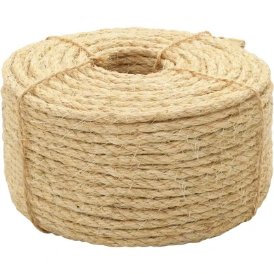 Image of vidaXL Rope 100% Sisal 10 mm 100 m