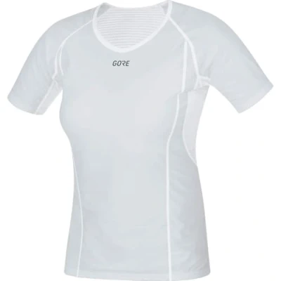 Image of GORE WEAR Women&#039;s Short Sleeve Undershirt, WINDSTOPPER, Base Layer, Multisport, Light Grey/White, 40