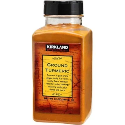 Image of Kirkland Signature Spice Seasoning Ground Turmeric Ginger Herb Dressing Jar 340g