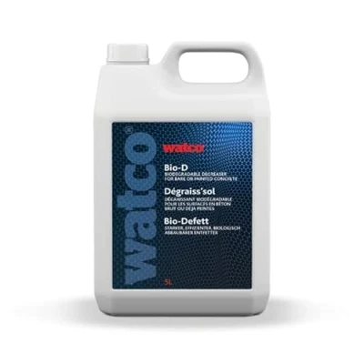 Image of Watco Bio D, Industrial Strength floor Cleaner/Degreaser, a heavy duty biodegradable cleaner for preparation (5L)