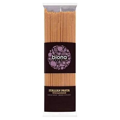Image of Biona Organic Wholewheat Spaghetti 500g (Pack of 4)