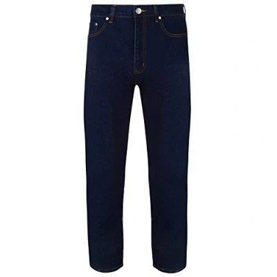 Image of Kam Jeanswear K101 02 Style Indigo Regular Fit Stretch Jeans 36W Leg 36R