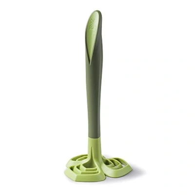 Image of Zeal L245L Heat Resistant Nylon Masher with Soft Grip Ergonomic Handle. Lime