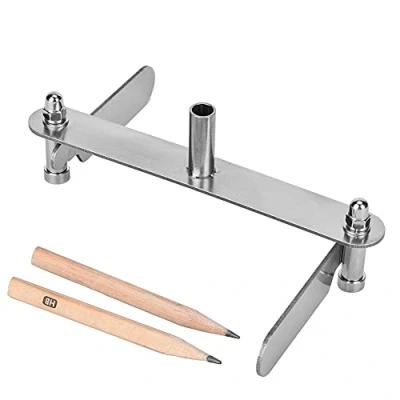 Image of Woodworking Center Finder Tool, 40 100mm/1.57 3.94in Marking Finder, Tool Woodworking, Gauge Stainless Steel