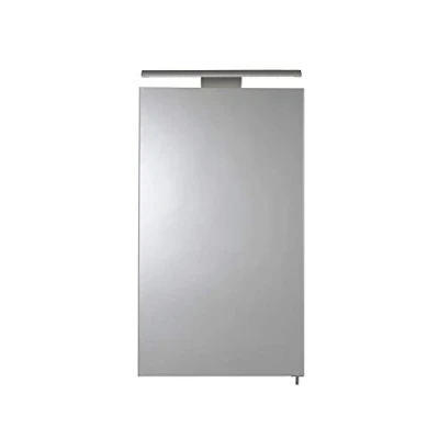 Image of Croydex WC147769E Jefferson Single Door Illuminated Cabinet, Aluminium